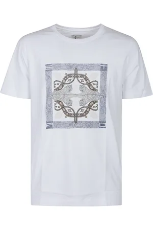 Etro Hombre, Camisetas, Blanco, Talla: L