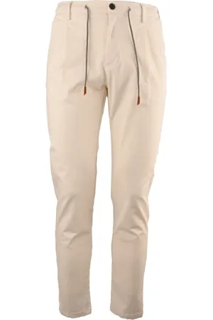 ELEVENTY Hombre, Pantalones, Blanco, Talla: W34