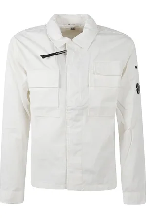 C.P. Company Hombre, Chaquetas, Blanco, Talla: M