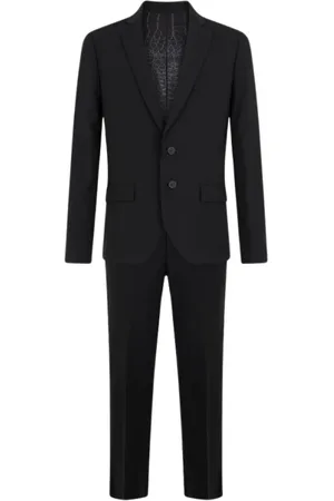 Roberto Cavalli Hombre, Trajes, Negro, Talla: 2XL