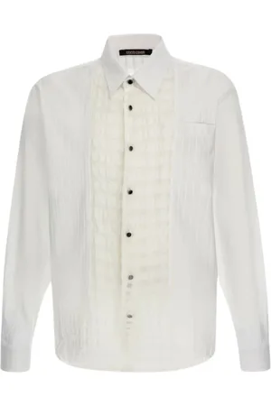 Roberto Cavalli Hombre, Camisas, Blanco, Talla: XL