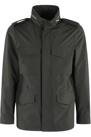 MOORER Hombre, Chaquetas, Verde, Talla: L
