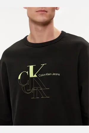 Calvin Klein Hombre, Sudaderas, Negro, Talla: L