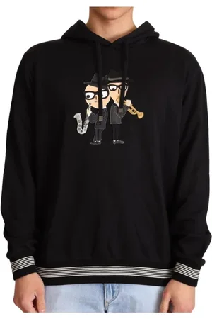 Dolce & Gabbana Hombre, Sudaderas, Negro, Talla: S