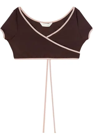 Palm Angels Mujer, Camisetas, Marrón, Talla: XS