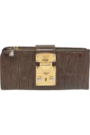 Miu Miu Mujer, De segunda mano, Marrón, Talla: ONE Size