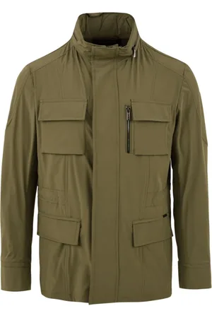 MOORER Hombre, Chaquetas, Verde, Talla: XL