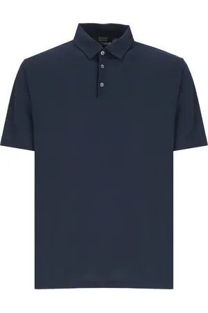 ZANONE Hombre, Camisetas, Azul, Talla: L