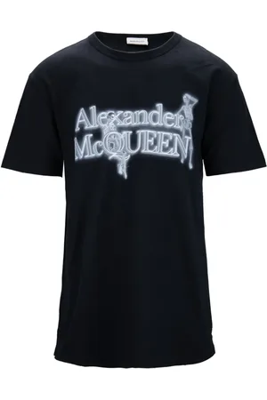 Alexander McQueen Hombre, Camisetas, Negro, Talla: L