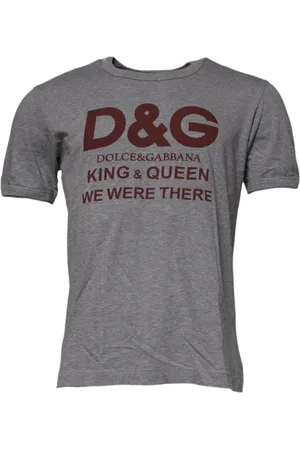 Dolce & Gabbana Hombre, Camisetas, Gris, Talla: S