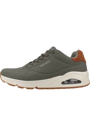 Skechers Hombre, Zapatos, Verde, Talla: 41 EU