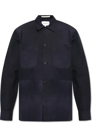 Norse projects Hombre, Camisas, Azul, Talla: S