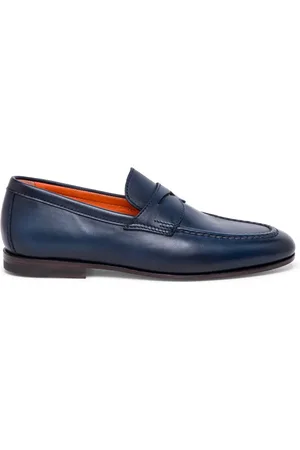 santoni Hombre, Zapatos, Azul, Talla: 44 EU