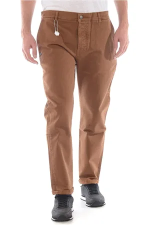 D.A. Daniele Alessandrini Hombre, Pantalones, Marrón, Talla: W38