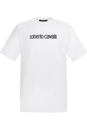 Roberto Cavalli Hombre, Camisetas, Blanco, Talla: S