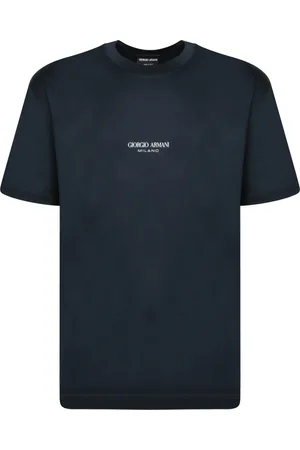Giorgio Armani Hombre, Camisetas, Azul, Talla: S