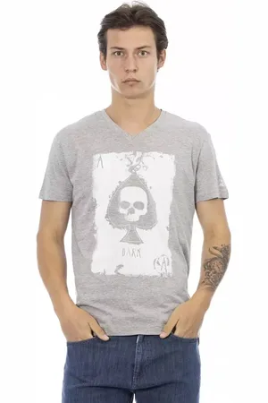 Trussardi Hombre, Camisetas, Gris, Talla: S