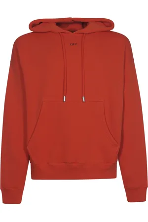 OFF-WHITE Hombre, Sudaderas, Rojo, Talla: S