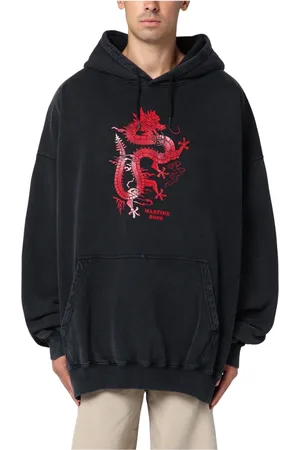 MARTINE ROSE Hombre, Sudaderas, Negro, Talla: L