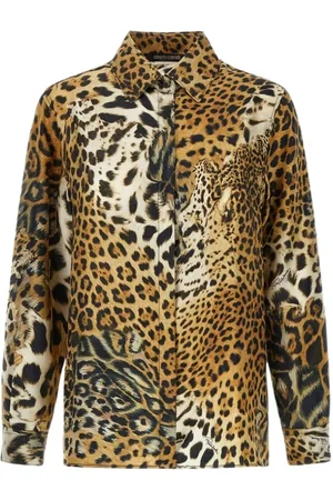 Roberto Cavalli Mujer, Blusas y Camisas, Marrón, Talla: 2XL