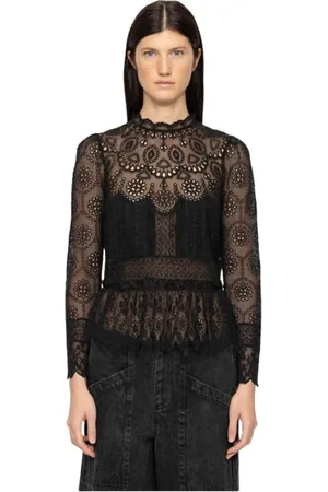 SEA Mujer, Camisetas, Negro, Talla: M