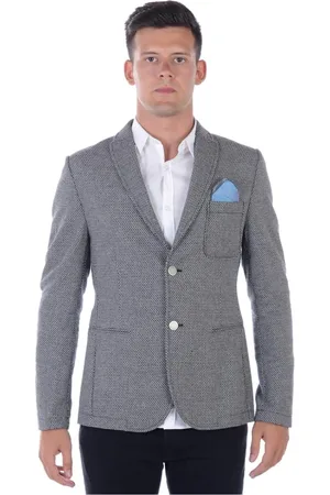 D.A. Daniele Alessandrini Hombre, Chaquetas, Gris, Talla: L