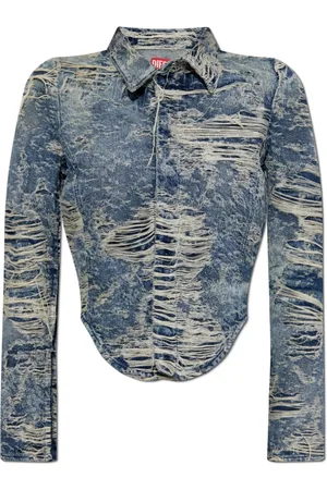Diesel Mujer, Chaquetas, Azul, Talla: S