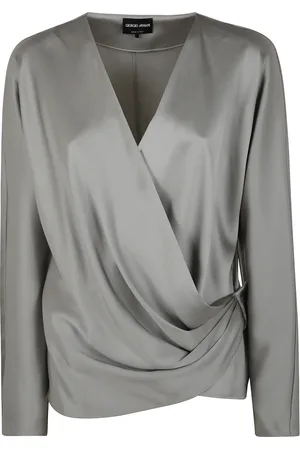 Giorgio Armani Mujer, Blusas y Camisas, Gris, Talla: M