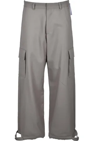 OFF-WHITE Hombre, Pantalones, Gris, Talla: M