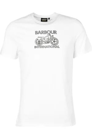 Barbour Hombre, Camisetas, Blanco, Talla: L
