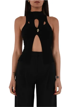 Elisabetta Franchi Mujer, Camisetas, Negro, Talla: XL