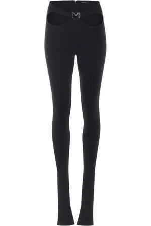MUGLER Mujer, Pantalones, Negro, Talla: S