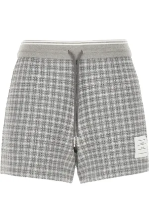 Thom Browne Mujer, Pantalones cortos, Gris, Talla: S