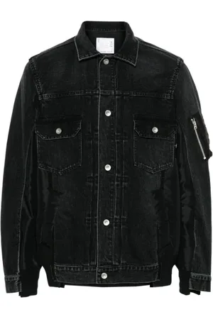 SACAI Hombre, Chaquetas, Negro, Talla: L