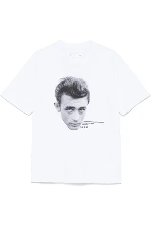 SACAI Hombre, Camisetas, Blanco, Talla: XS