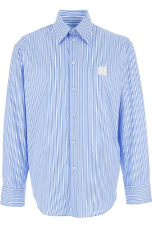 Msgm Hombre, Camisas, Azul, Talla: L