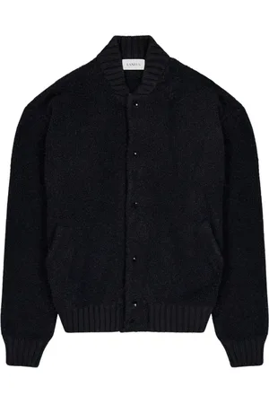 LANEUS Hombre, Chaquetas, Negro, Talla: S