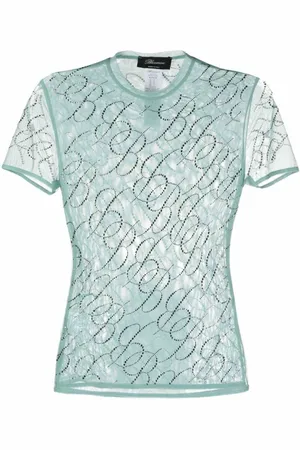 BLUMARINE Mujer, Camisetas, Azul, Talla: L