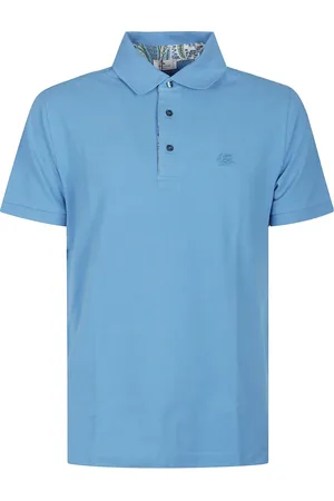Etro Hombre, Camisetas, Azul, Talla: L