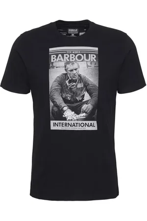 Barbour Hombre, Camisetas, Negro, Talla: M