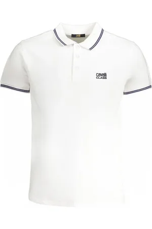 Roberto Cavalli Hombre, Camisetas, Blanco, Talla: L