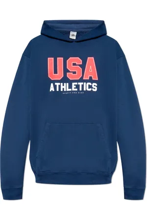 Sporty & Rich Hombre, Sudaderas, Azul, Talla: XL