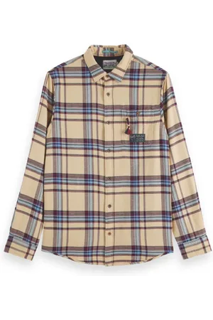 Scotch&Soda Hombre, Camisas, Amarillo, Talla: M