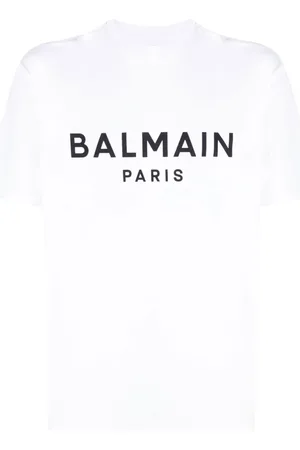 Balmain Hombre, Camisetas, Blanco, Talla: L