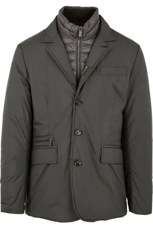 MOORER Hombre, Chaquetas, Verde, Talla: M