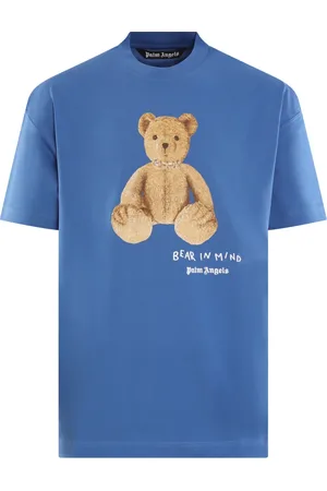 Palm Angels Hombre, Camisetas, Azul, Talla: S