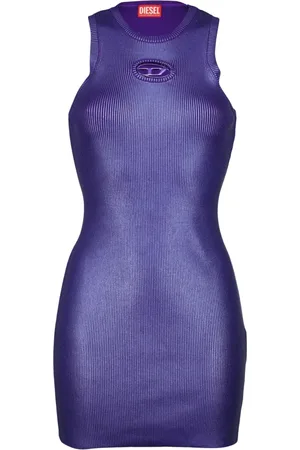 Diesel Mujer, Vestidos, Púrpura, Talla: M