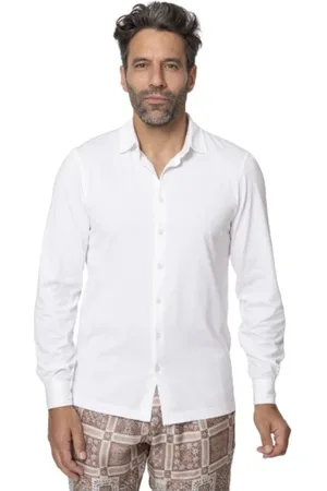 Gran Sasso Hombre, Camisas, Blanco, Talla: L