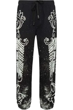 VERSACE Hombre, Pantalones, Negro, Talla: M