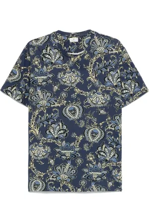 Etro Hombre, Camisetas, Azul, Talla: L